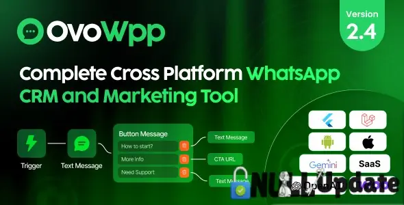 OvoWpp - Complete Cross Platform WhatsApp CRM and Marketing Tool | Web and Mobile App | SaaS